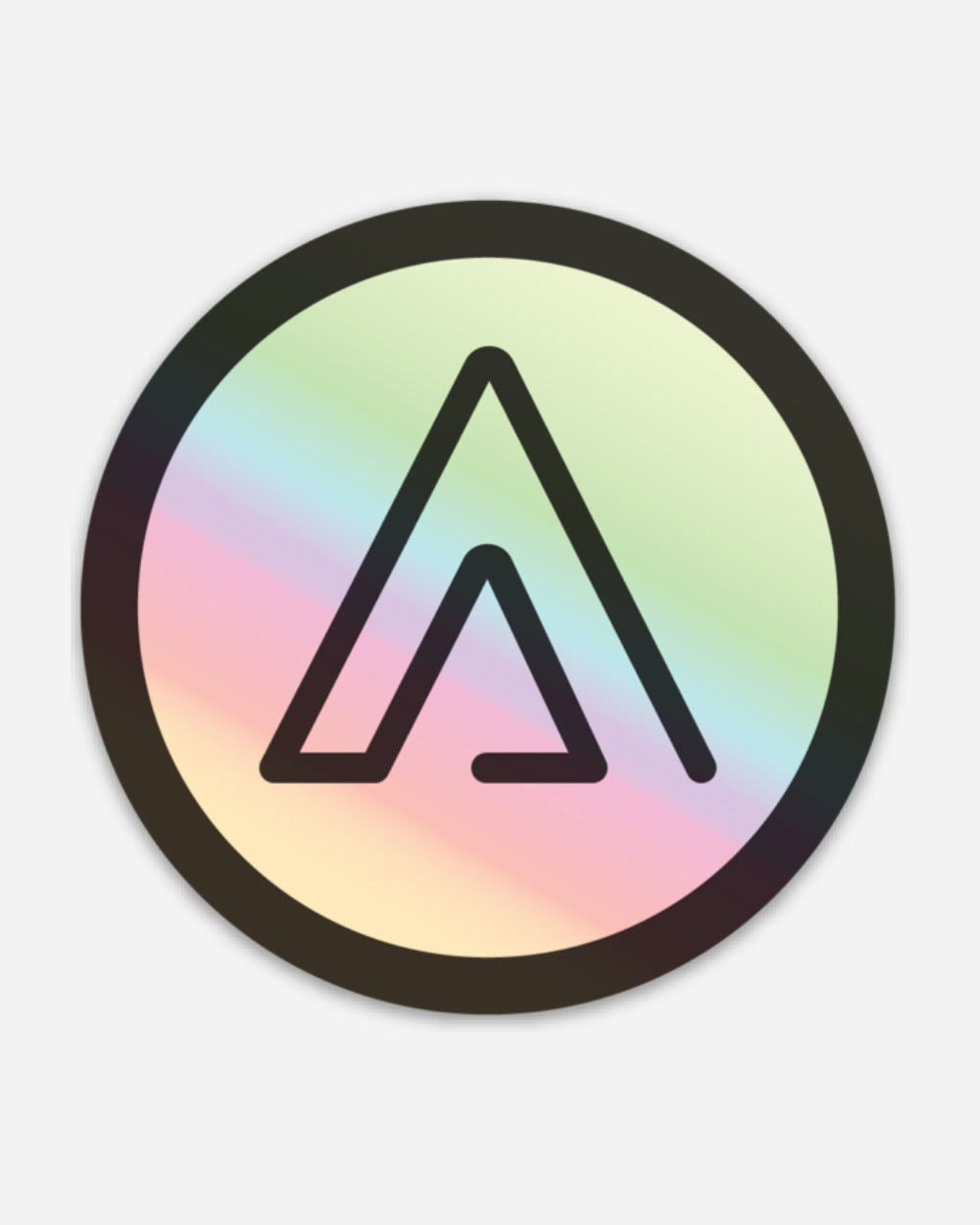 Arsenal “A” Holographic Circle Sticker