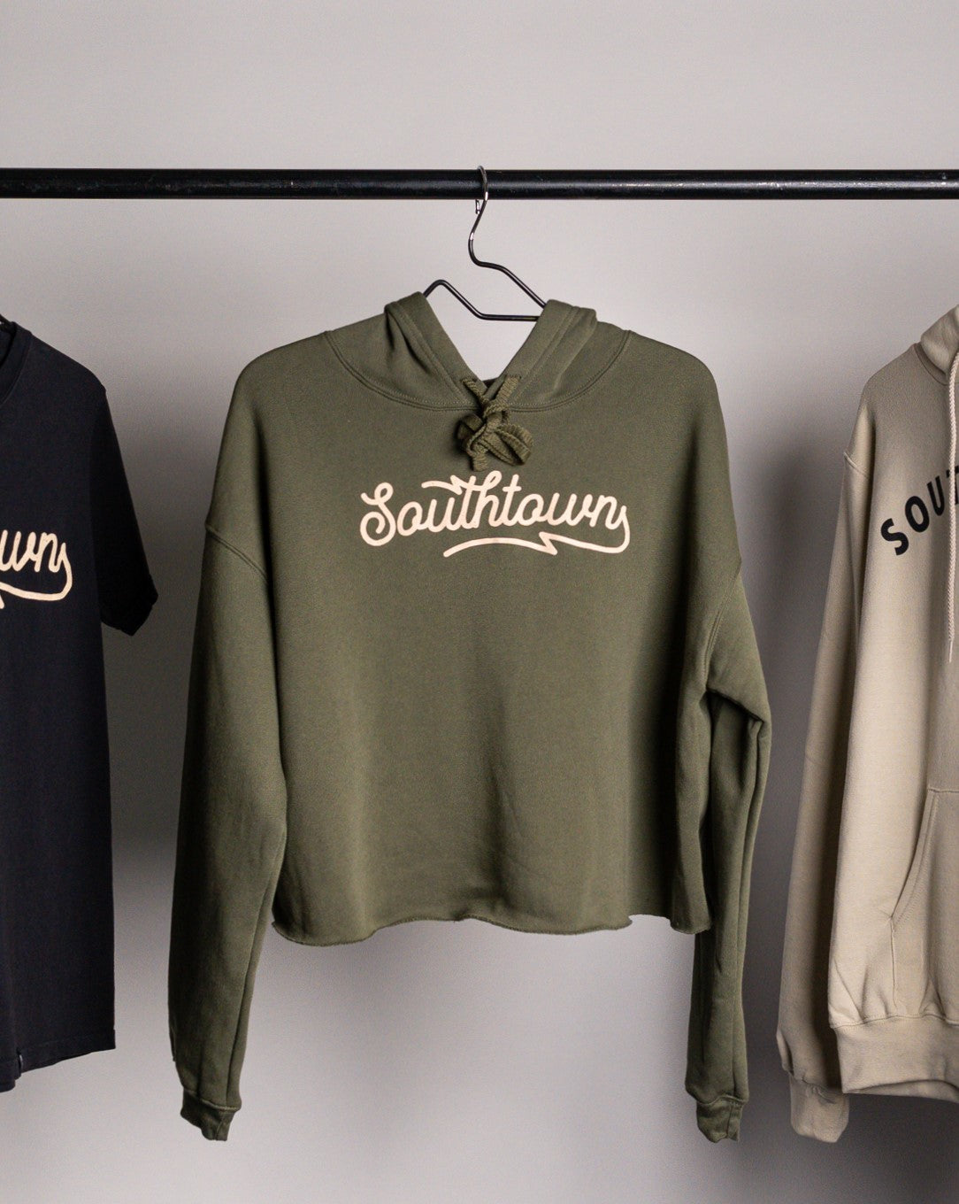 Southtown Lighting Crop Hoodie